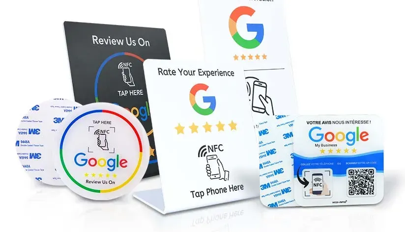 Diferentes tipos de tarjetas NFC para reseñas